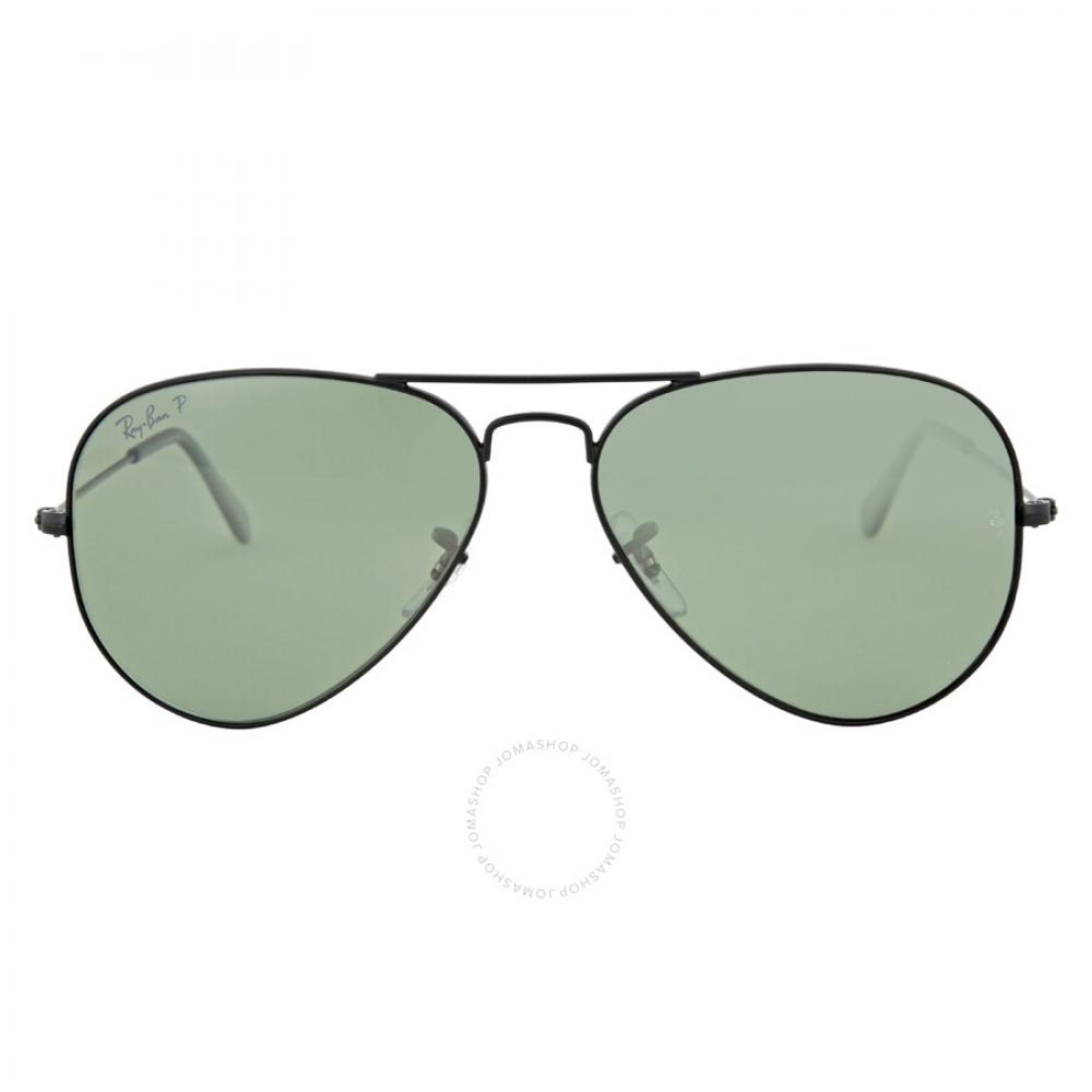 

Ray Ban Aviator Polarized Green Classic G 15 Sunglasses RB3025 W3361 58