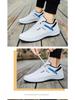 2024 Spring Men's Korean Style Lightweight Leather Casual Running Shoes - Wear-resistant, Low-top Design