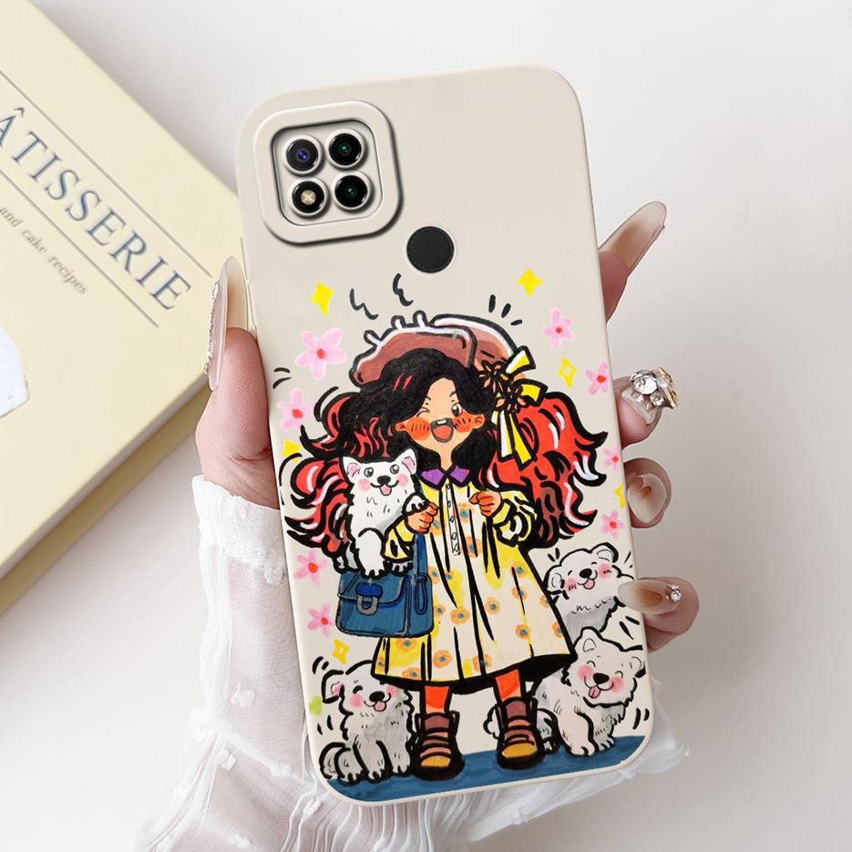 Für Xiaomi Redmi 9C Hülle Niedliche Panda Cartoon Abdeckung Stoßfest Weiche TPU Handyhülle Für Xiaomi Redmi 9C NFC Redmi9C Rückabdeckung Taschen