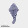 Tuqiang Hair Drying Towel - Absorbent & Cute Embroidery Bath Cap