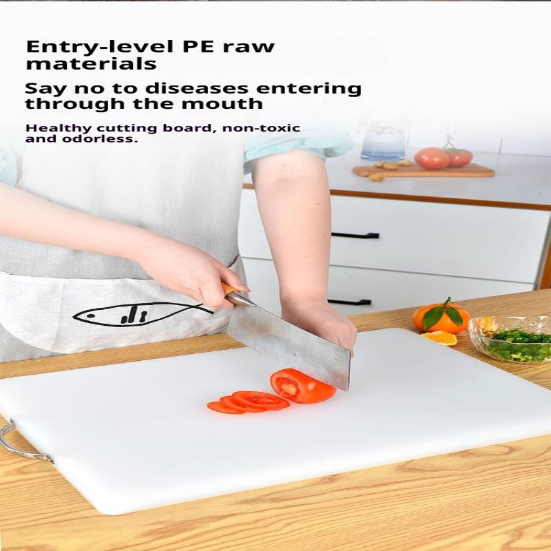 Těžká Silná Krájecí Deska PE 2CM Silná Plastová Krájecí Deska Protiskluzová Kuchyňská Podložka na Krájení