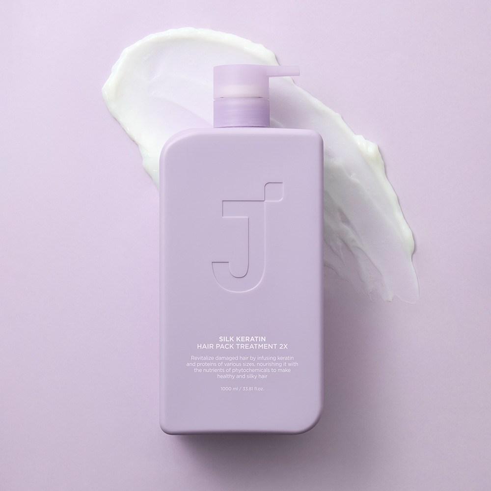 J.Sup Silk Keratin 2X Treatment Hair Pack, 1L, 1 piece