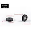 50-160Mm Universal Gym Bearing Pulley Nylon Bearing Pulley Wheel Cable Fitness Bearing Pulley Fitness Equipment