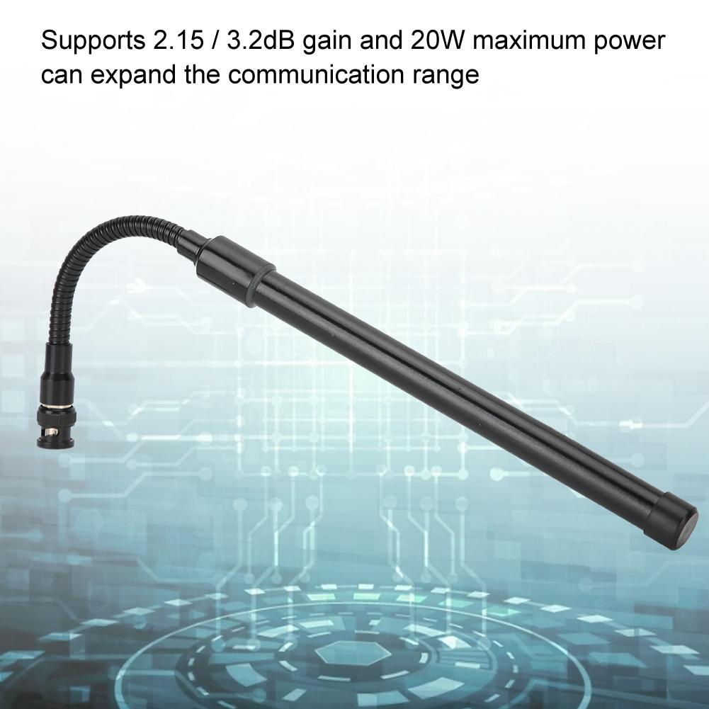 BNC High Gain Antenna UV Dual Band 144430Mhz Two Way Radio Antenna for Kenwood