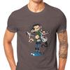 Gaston Lagaffe Fumetti Magliette in Cotone I Gemelli del Giocatore Personalizza Uomo Magliette da Uomo Maglietta Divertente Maglietta Abbigliamento Oversize