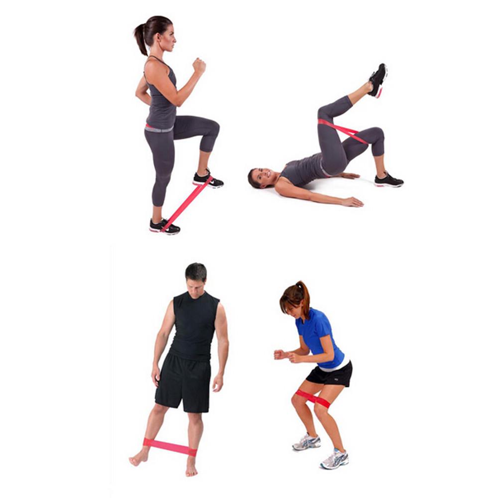 1PC Resistance Band Loop Yoga Pilates Home GYM Fitness Exercise Workout Training Body Pilates Strength Training