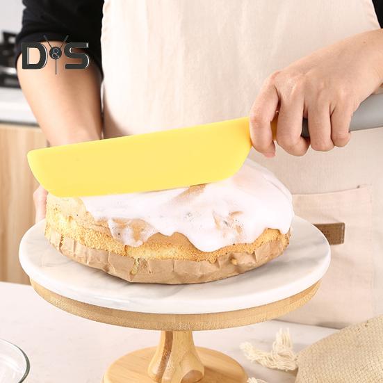 Silicone Scraper Spatula for Baking Cooking Food Grade Cream Mixer Butter Blender Salad Stirrer Multifunctional Kitchen Tool for Home Bakery