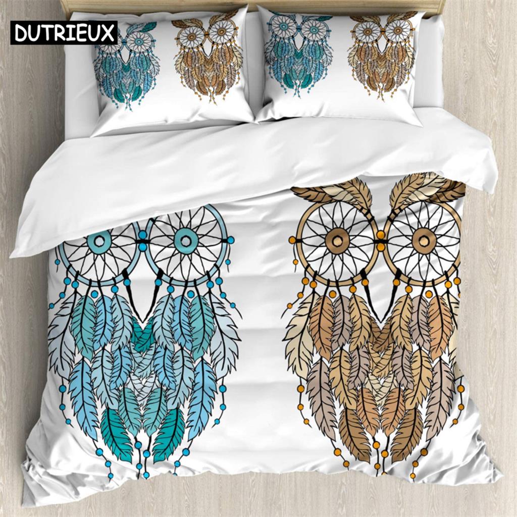 

Two cute bugs 3Pcs Bedding Sets 3D Digital Printing Custom Quilt Duvet Cover Set Home Queen King Quilt Pillowcase (135x200cm)&set