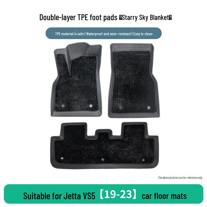 Anti-Slip TPE Floor Mats for Volkswagen Jetta VS5 (2019-2023) - Exquisite Rubber Foot Mats