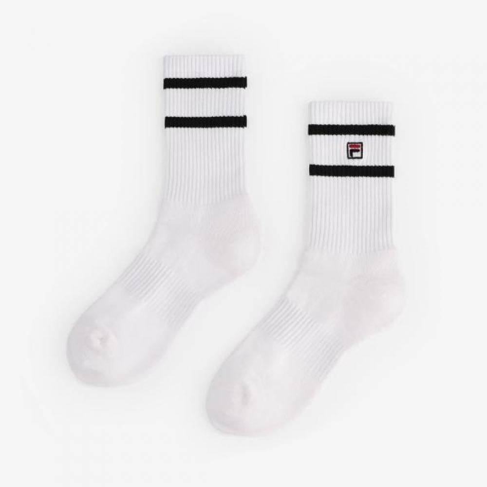 

Fila Stripe Logo Mid Cut Socks WHITEOFFWHITE/240