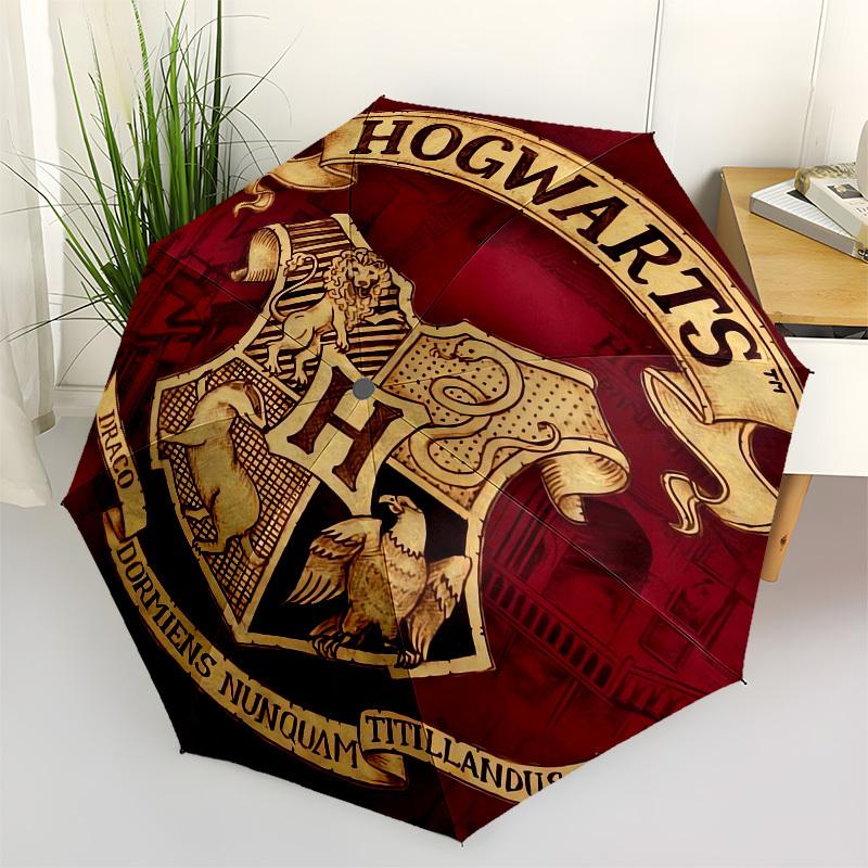 

1pc Hogwarts Crest Umbrella with Plastic Handle,Cartoon Pattern,Suitable for All Seasons Multi-functional Umbrella550