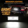 2/1Pcs 7'' LED Work Light Bar 400W/120W Spot Flood Beams Combo for Car Tractor Boat OffRoad Truck SUV ATV Car Repairing Lights
