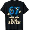 67 Six Seven 6-7 - Funny Italian Brainrot Kids Gaming Meme Unisex T-Shirt Casual Cotton Loose Oversized Tee Shirt Streetwear Female Male Clothing