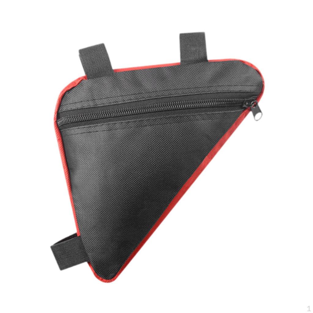 Bicycle Frame Bag, Triangle Design, Front Tube Storage Bag