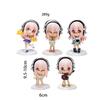 10CM Anime Figure Super Sonico Working Swimsuit Suit Chassis Q Version Model Dolls Gift Collect Boxed Ornament Toys Hobbies