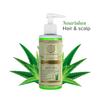 KHADI NATURAL Herbal Aloe Vera Gel 500 Ml With Dispenser Lightweight Non Sticky Daily Face And Body Hydrating Gel