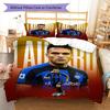 LY Poster Bettwäsche Steppbett Set Bettbezug Kissenbezug Heimdekoration Geburtstagsgeschenk (1 Bettbezug + 2 Kissenbezüge, ohne Füllung)
