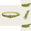 Summer Womens Fashion Belt With Animal Print And Alloy Closure For Office And Outings