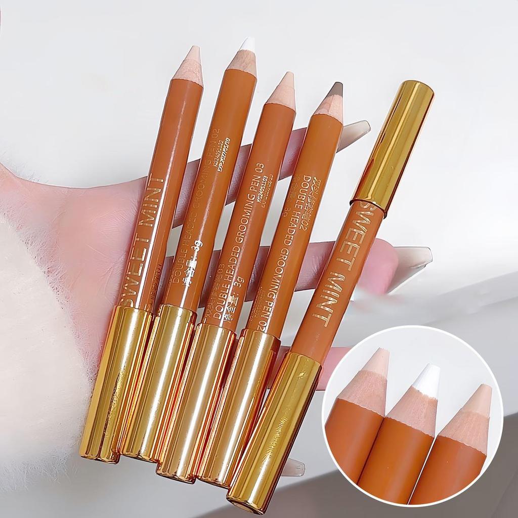 Double-ended Contour Pen Matte Brightening Facial Shadow Highlight Contouring All-in-One Stick