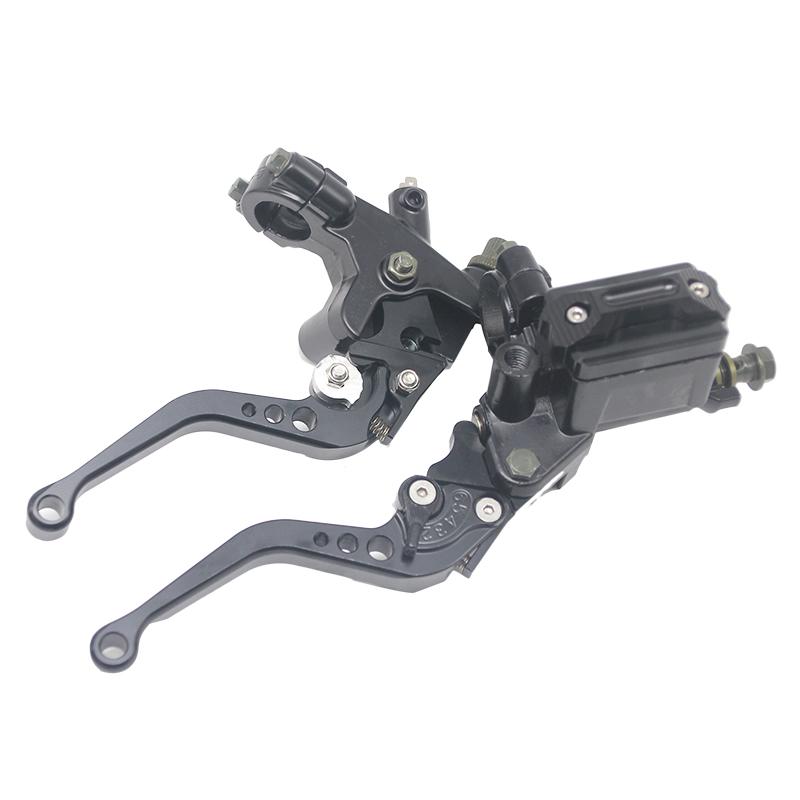 ZSDTRP 7/8" Universal Motorcycle Hydraulic Brake Clutch Master Cylinder Reservoir Lever Fit 50cc-300cc Sport Bike Street Bike