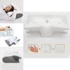 Comfortable Memory Foam Neck Pillow For Home Sleep With Supportive Design And Ergonomic Shape