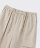 MUSINSA STANDARD WOMAN Women'S Linen Blend Wide Cargo Elastic Pants [Light Beige]