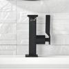 Basin Faucet Black Bathroom Hot and Cold Single Lever Brass Water Mixer Tap Basin Water Sink Mixer Crane Fasion