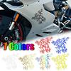 7 Kleuren HAHAHA Motorfiets Stickers Creatief Grappig Motocross Helm Waterdichte Decoratie Stickers Moto Bumper Brandstoftank Sticker 1 Stuk