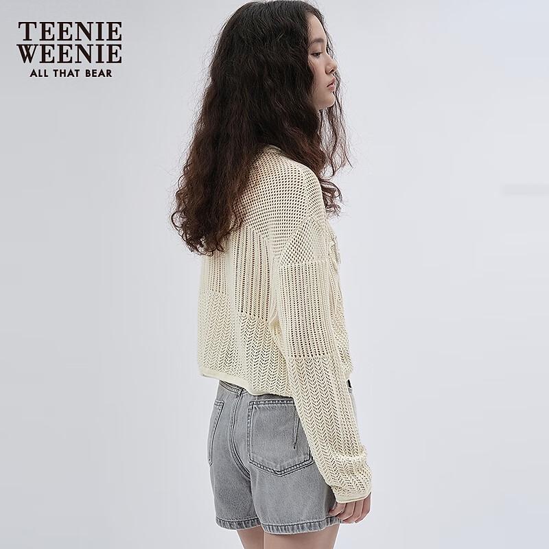 Teenie Weenie Women's Knitted Hollow-Out Cardigan