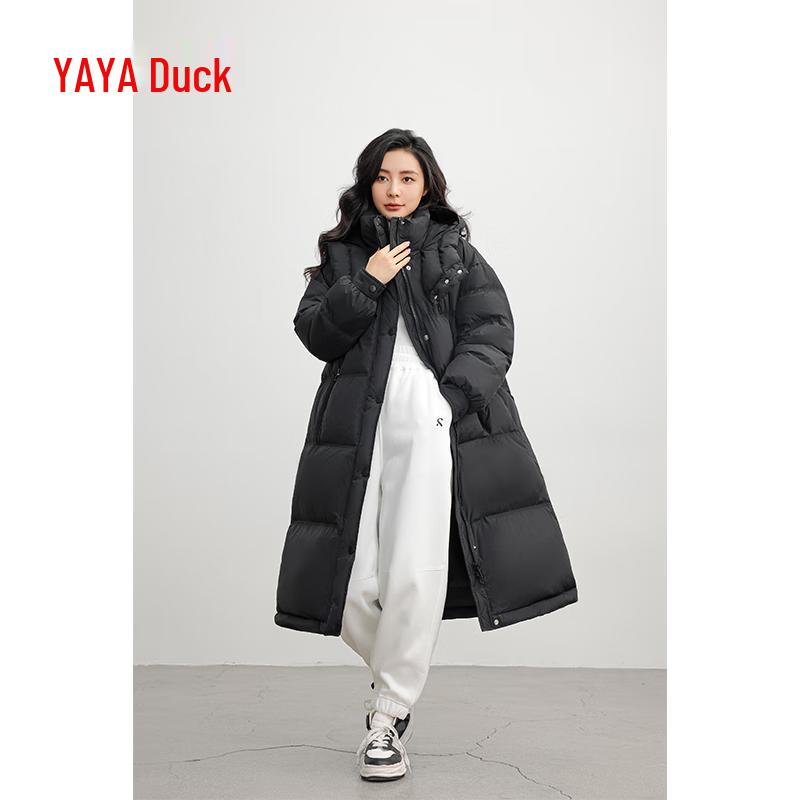 Yaya Damen Lange Winter Daunenjacke