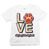 Dog Paw Love Youth Kids Boys T-Shirt My Dog Stole My Heart Pet Owner Animal Lover Kids