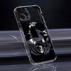 Cool Skull Phone Case For iPhone 17 16 15 14 13 12 Pro Max Plus With Magnetic Crystal Clear Case Wireless Charge