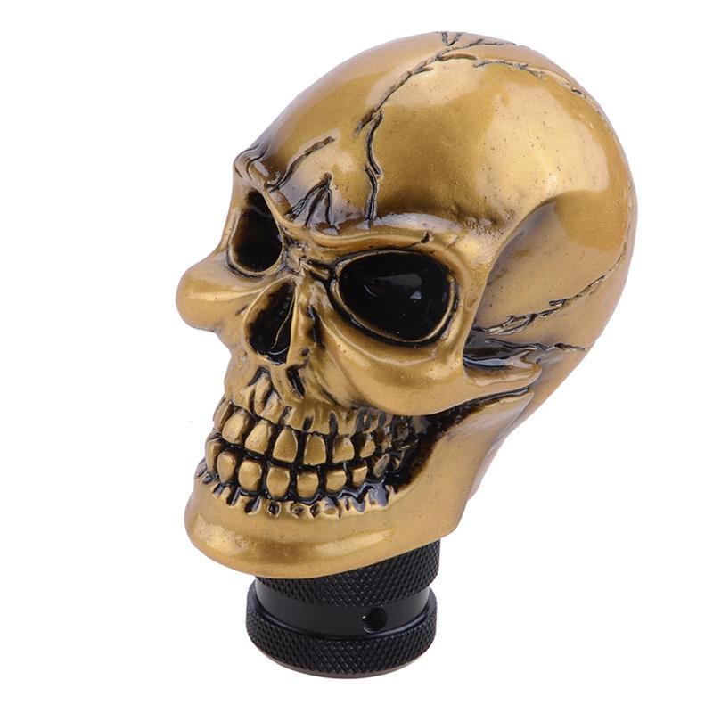 Skull Gear Shift Knob Universal Manual Shifter Lever Handle Alien Head Buck Teeth Pomo Marchas Car