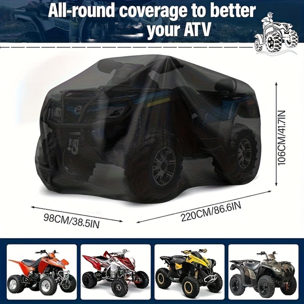 Outdoor Four-Wheeler Protective Cover, Premium Oxford Fabric, Full Coverage, Effectively Protects Against Environmental Elements