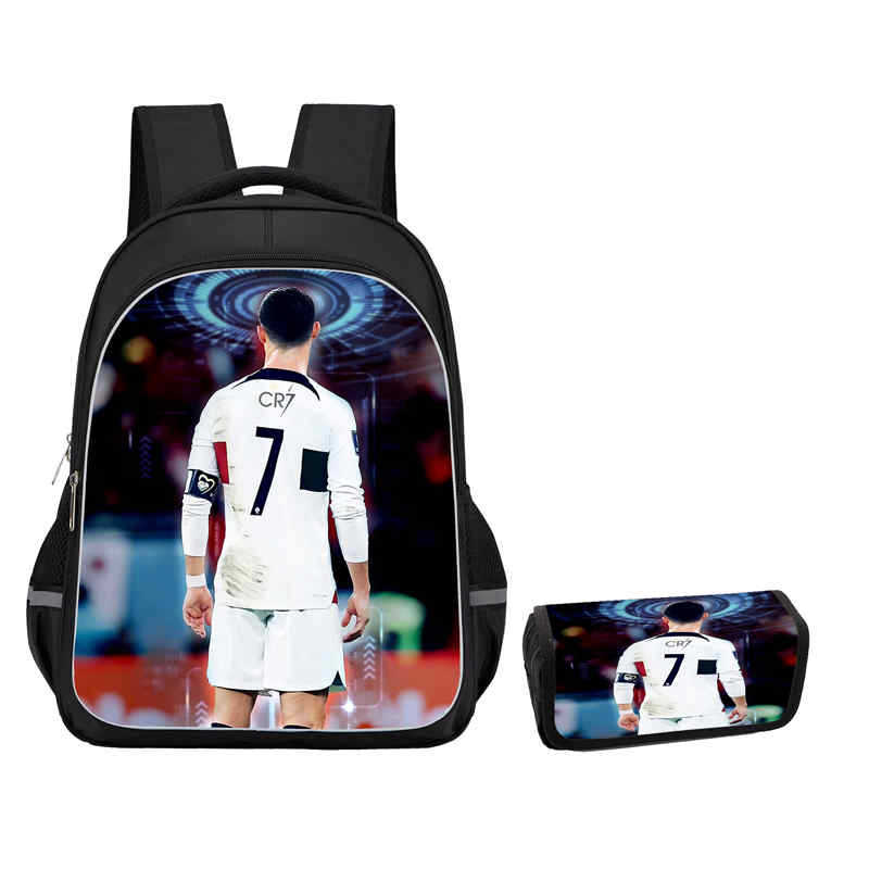 Zaino Circondato da Stelle dello Sport Borsa da Scuola da Uomo e da Donna Astuccio a Flip Casual