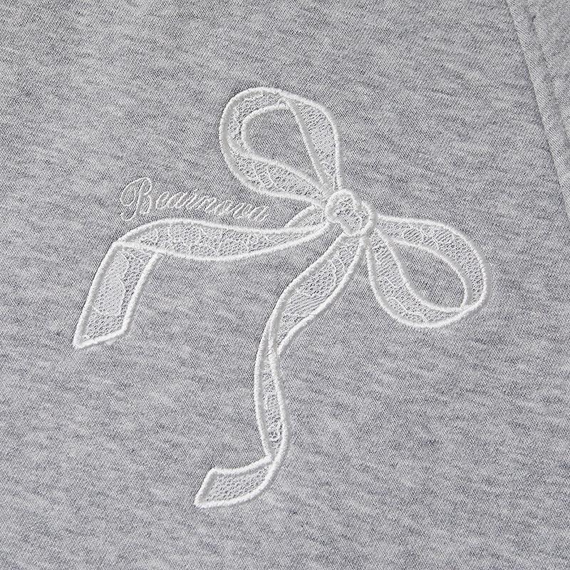 Teenie Weenie Women's Lace Patchwork Raglan Sweatshirt