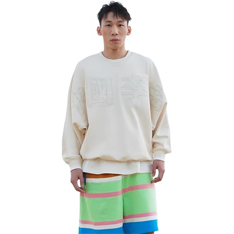 Li Ning Sweatshirts Unisex Crew Neck Moderate Other AWDS222