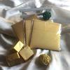 100pcs/pack,15*15cm/6*6inches,chocolate Wrapping Tinfoil,handmade Chocolate Wrapping,gold Foil Paper,moisture-proof,embossed Aluminum Foil Paper