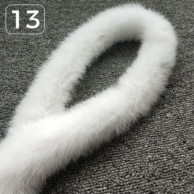 1 Meter Soft Artificial Rabbit Fur Furry Ribbon 6cm Fluffy Tapes DIY Trimming Hanfu Cloak Garment Edge Sewing Crafts Accessory
