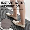 Modern Minimalist Square Floor Mat - Durable, Stain/Fade Resistant, Non-Slip Rubber Backing, Machine Washable for Indoor/Outdoor