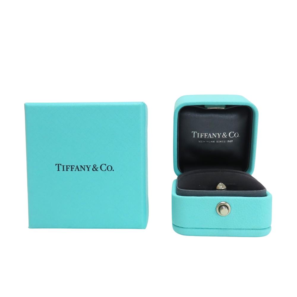 Used TIFFANY&Co. Ring T Turnalow EU#48.5 K18 White Gold 2.9g White Gold Jewelry