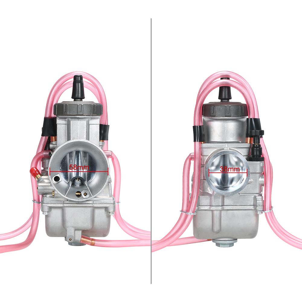 Buy Motorcycle Carburetor PWK 38mm Carburetor Universal Power Jet