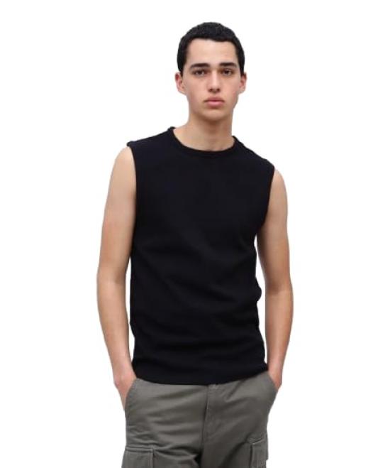 

AVIREX DAILY RIB NOSLEEVE T-SHIRT black 783-5935001