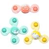 Non-Toxic Montessori Baby Bath Toys Children Bathing Sucker Spinner Suction Cup Toy For Kids Funny Child Rattles Teether Toddler Gifts