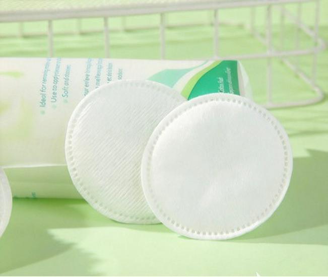 Mild Absorbent Lint-Free Round Cotton Makeup Remover Pads - Soft, Comfortable, Disposable
