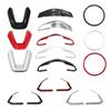 For Mazda CX-3 CX3 2017 2018     Car Styling Stick Cover Steering Wheel Button Switch Kit Trim Frame Panel Trim