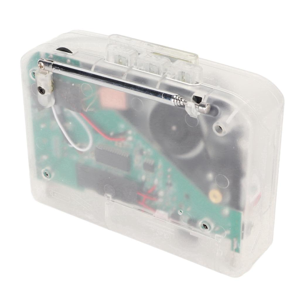 USB Cassette Player Portable Cassette Player FM AM Radio Stereo Cassette Tape Player with 3.5mm Jack and Speaker for Daily