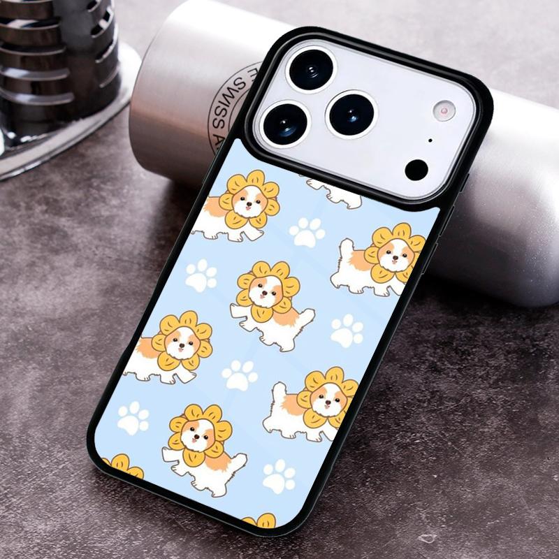 Cartoon Shih Tzu Dog Soft Phone Case For iPhone 17 16 15 14 13 12 11 Pro Max Plus 17Air Soft Silicone Cover