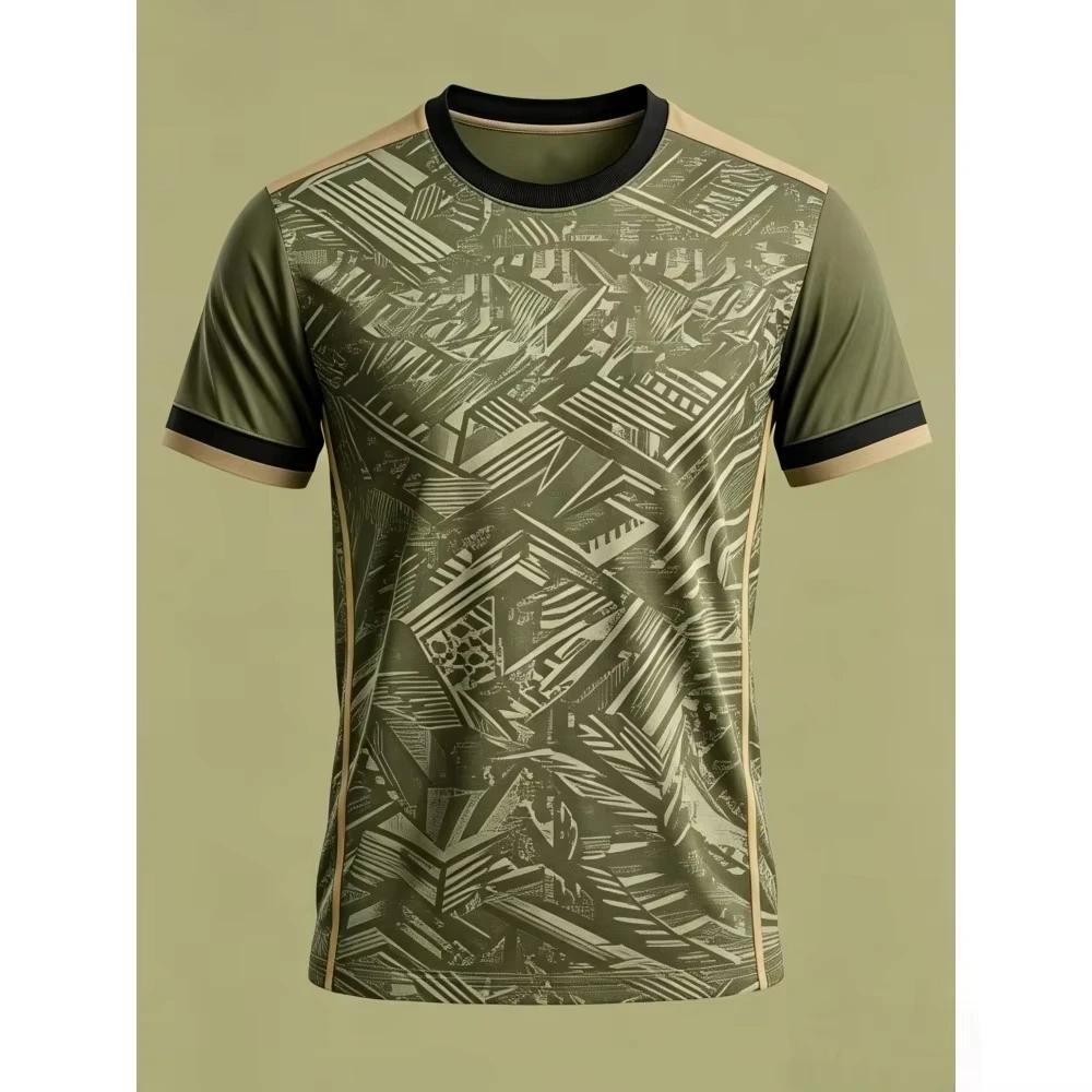 Fashion Breathable Men's Sports T-Shirt Badminton Table Tennis Breathable Training T Shirt Men Women Fitness Short Sleeve Tops