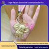 20mg 999 Pure Gold Elephant Pendant Keychain - Perfect Gift for Friends